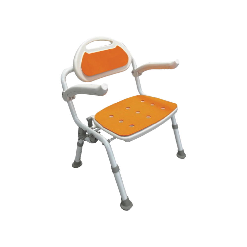 14-YJL-8933-5 洗澡椅(扶手白色+蓝垫)